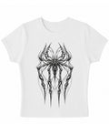 White Baby Tee Front Design