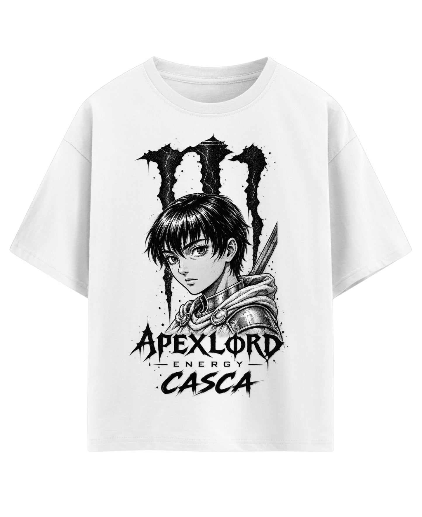 White Oversized T-shirt Front Design