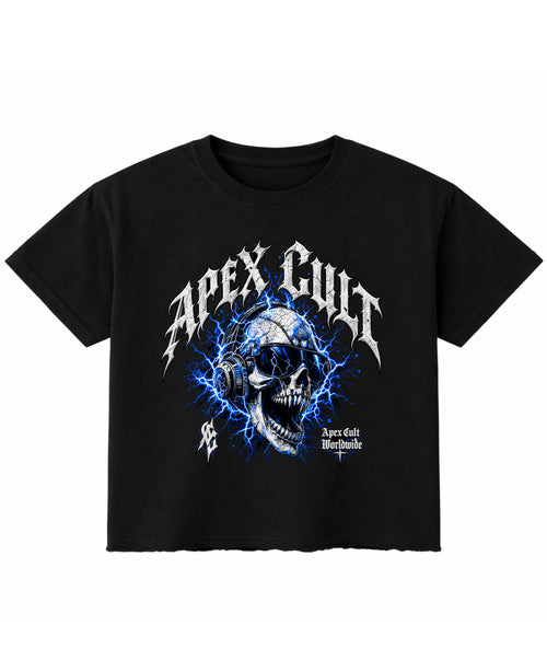 Black Boxy Fit T-shirt Front Design