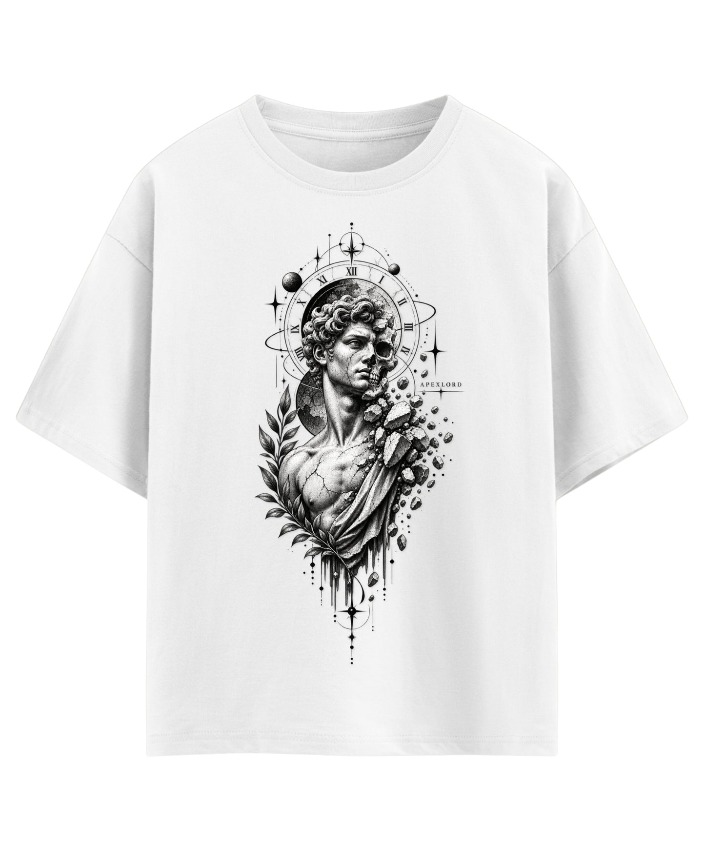 White Oversized T-shirt Front Design
