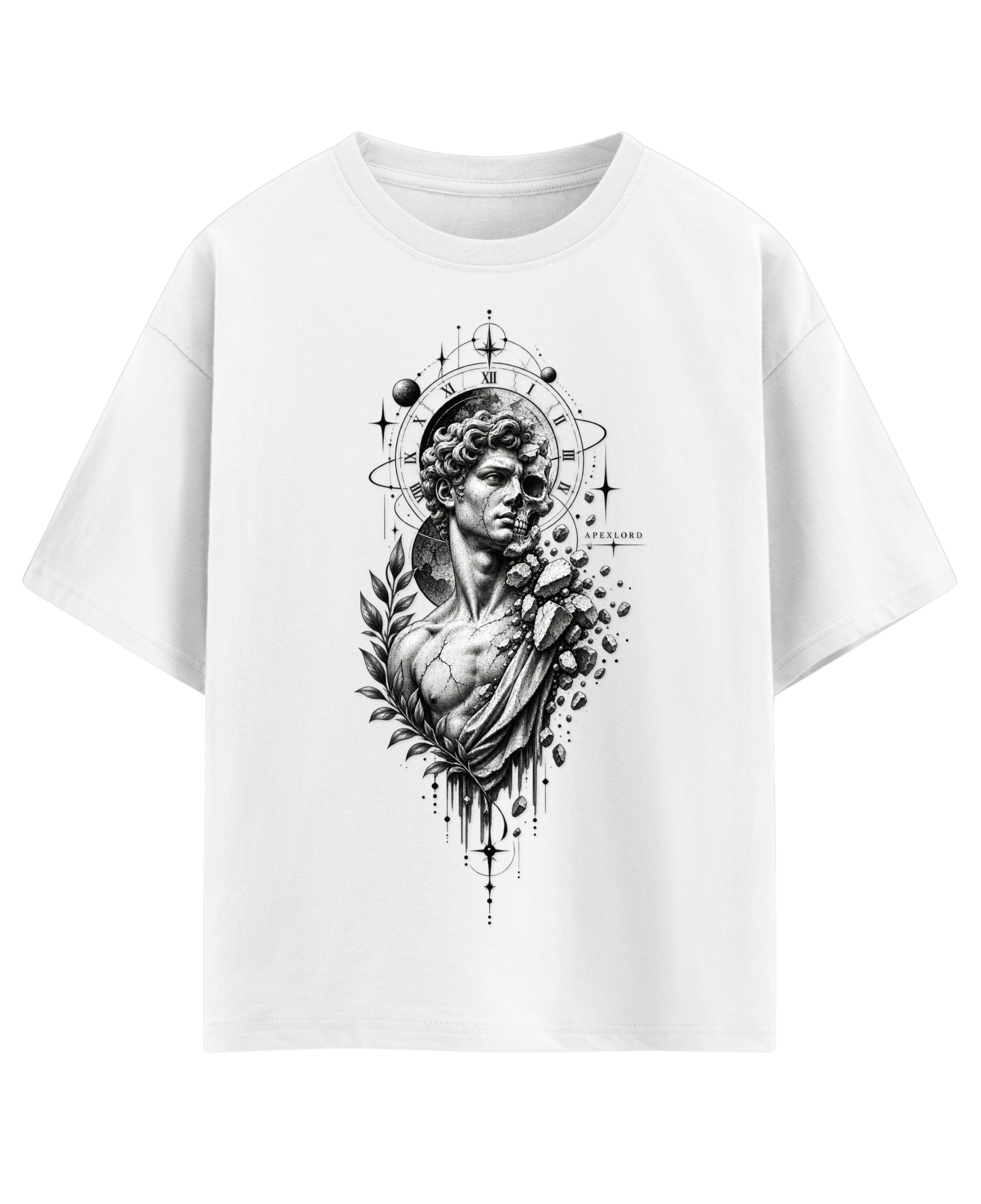 White Oversized T-shirt Front Design