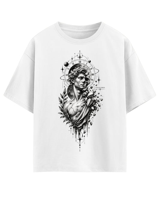 White Oversized T-shirt Front Design