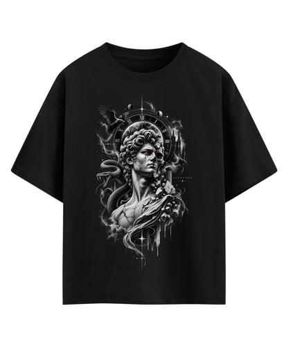 Black Oversized T-shirt Front Design