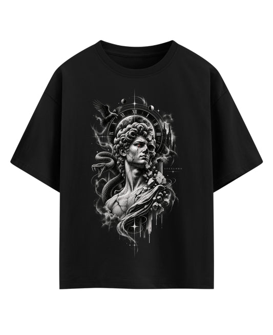 Black Oversized T-shirt Front Design