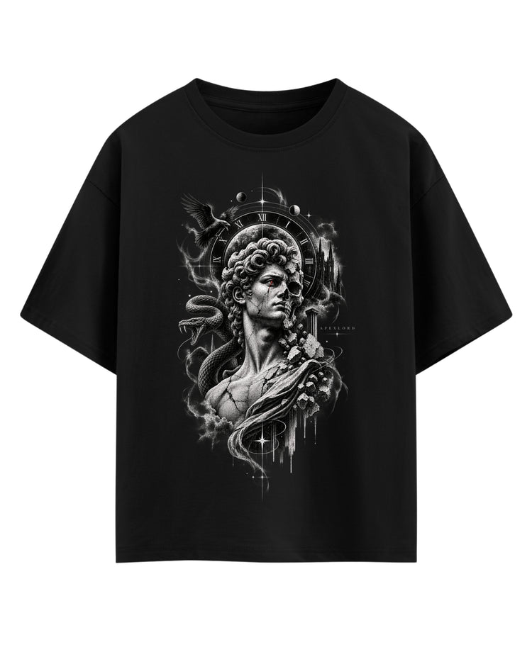 Black Oversized T-shirt Front Design