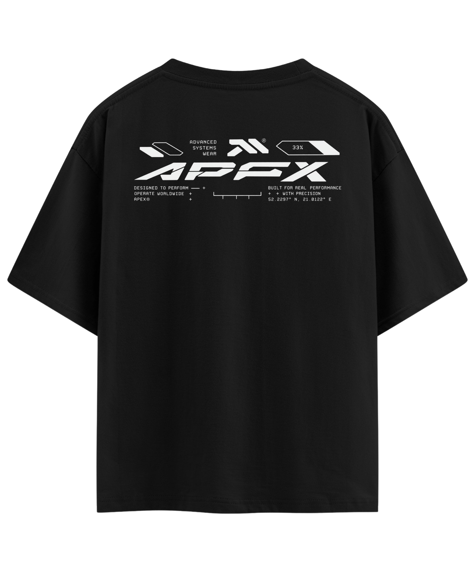 Black Oversized T-shirt Back Design