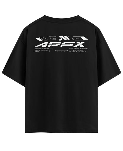 Black Oversized T-shirt Back Design