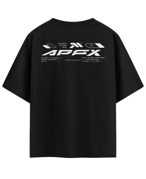 Black Oversized T-shirt Back Design