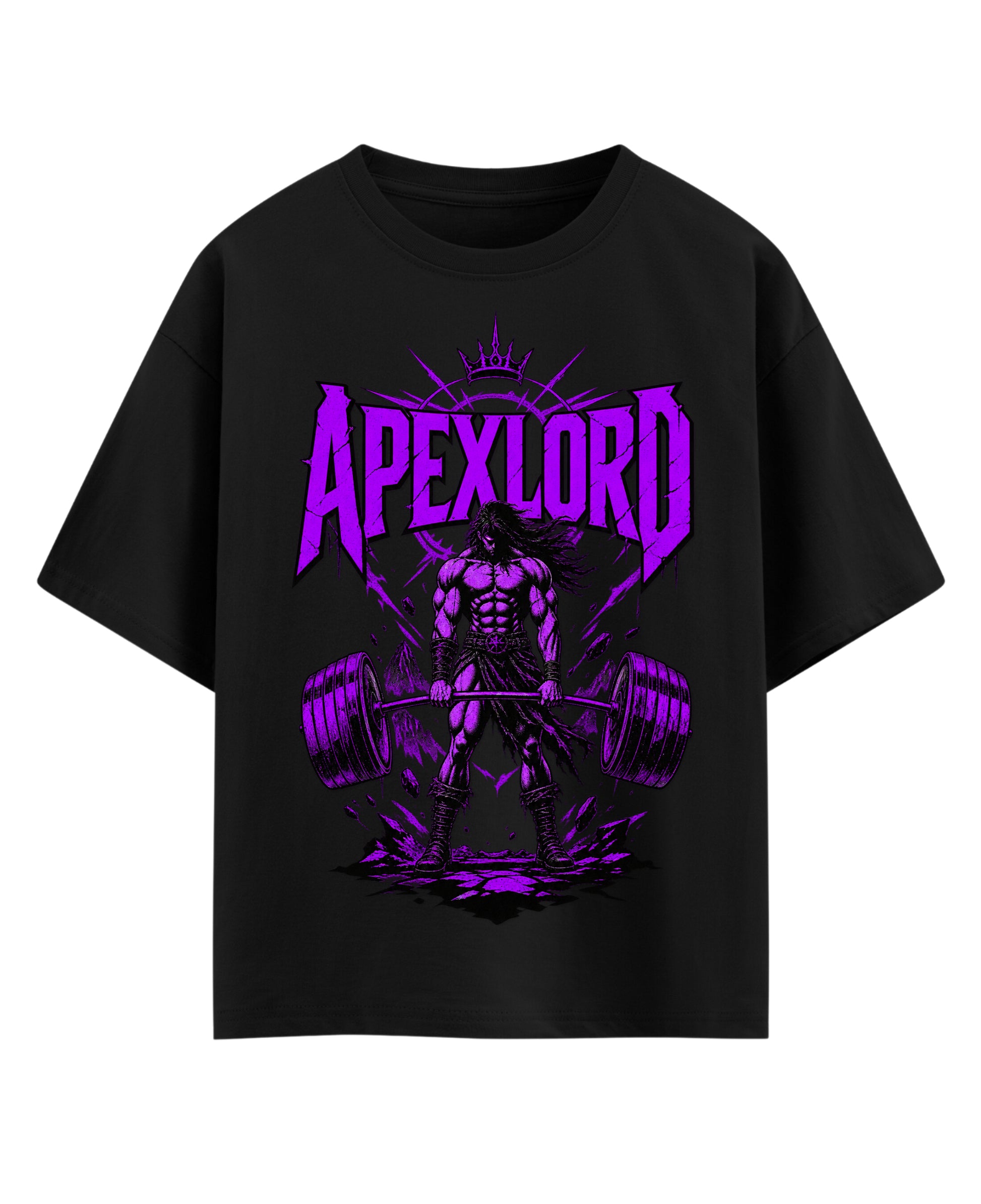 Black Oversized T-shirt Front Design