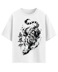 White Oversized T-shirt Front Design