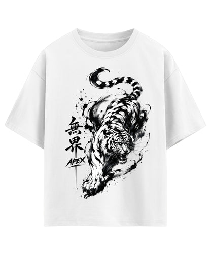 White Oversized T-shirt Front Design