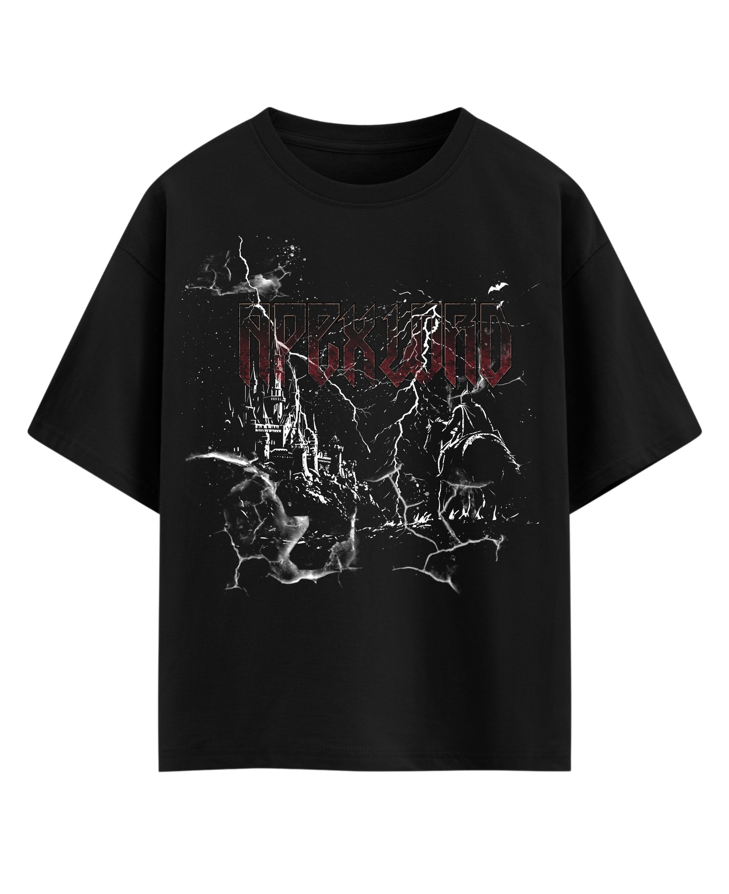Black Oversized T-shirt Front Design