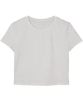 White Baby Tee Front Design