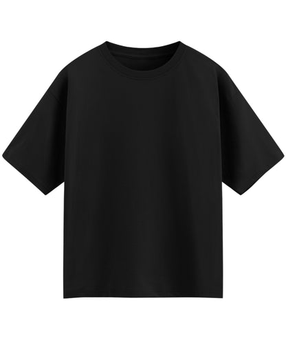 Black Oversized T-shirt Front Design