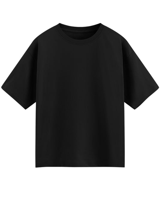 Black Oversized T-shirt Front Design