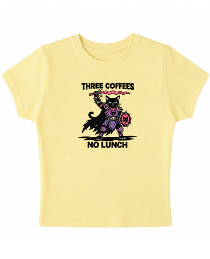 Butter Yellow Baby Tee Front Design