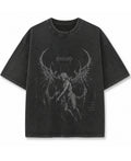Vintage Fade Wash Oversized T-shirt Front Design