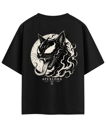 Black Oversized T-shirt Back Design
