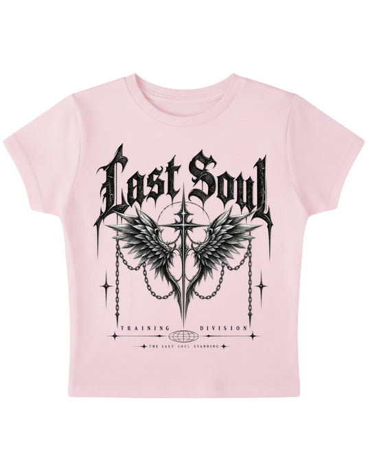 Baby Pink Baby Tee Front Design
