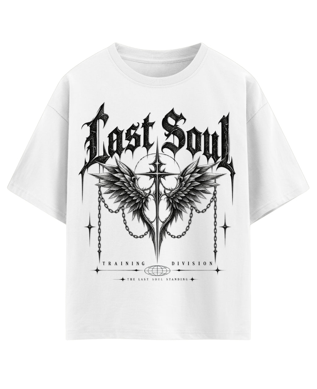 White Oversized T-shirt Front Design