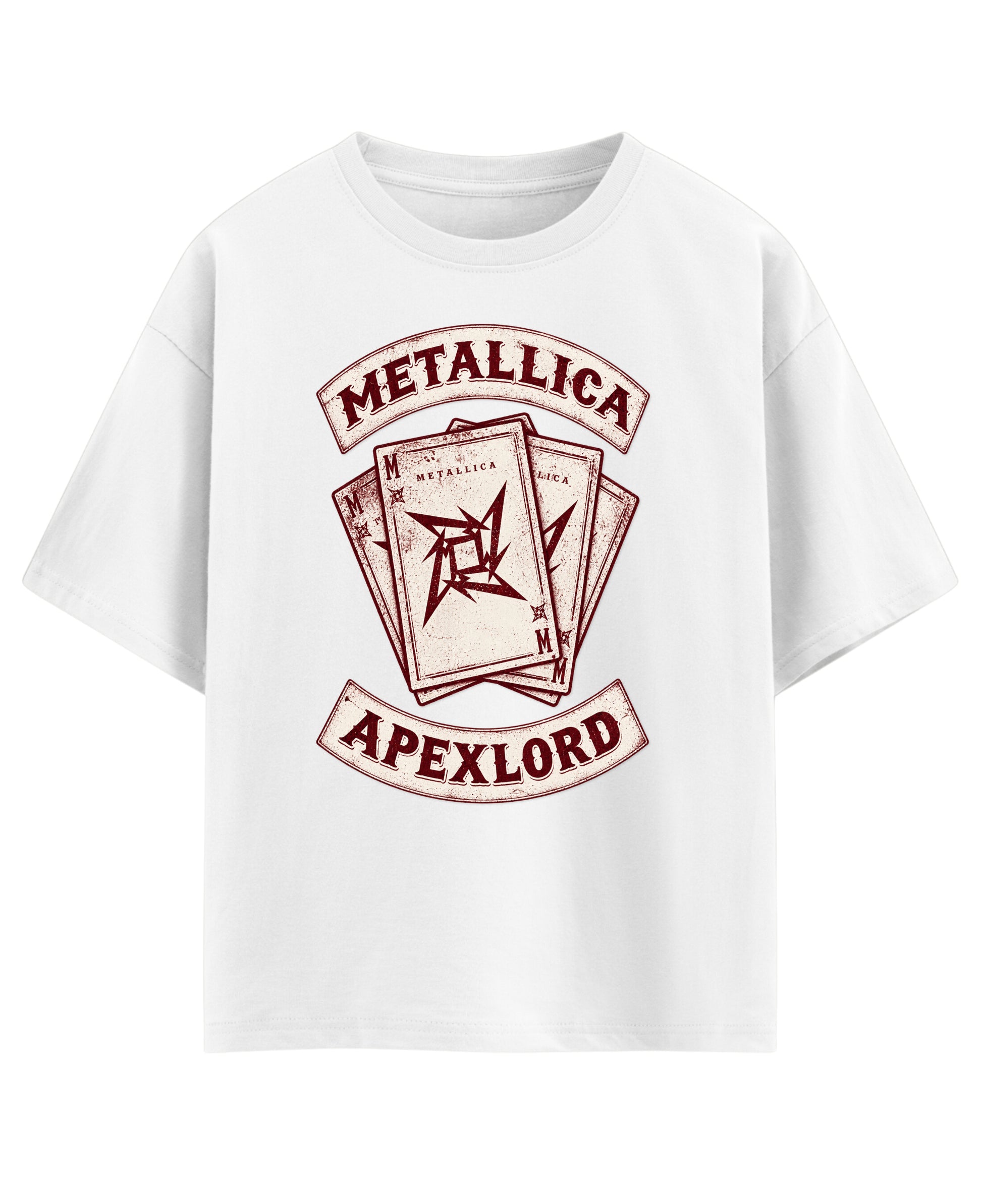 White Oversized T-shirt Front Design