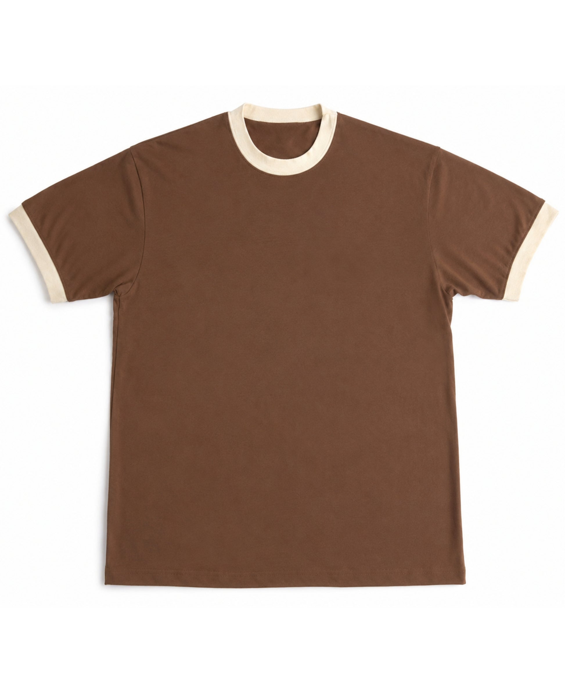 Mousse & Cream Ringer tee Front Design