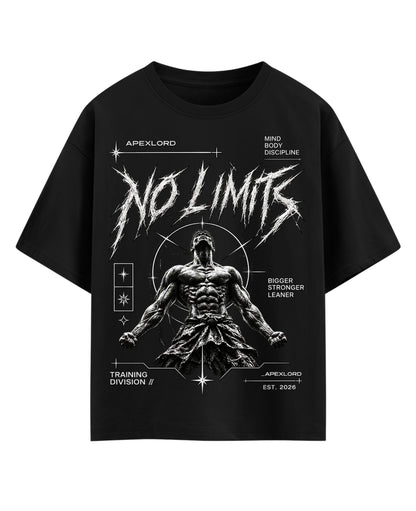 Black Oversized T-shirt Front Design