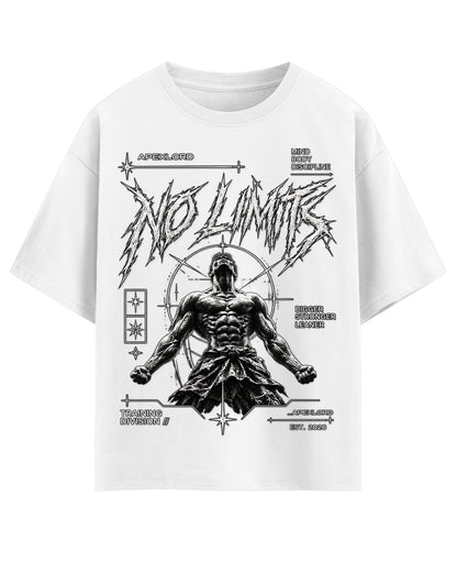 White Oversized T-shirt Front Design