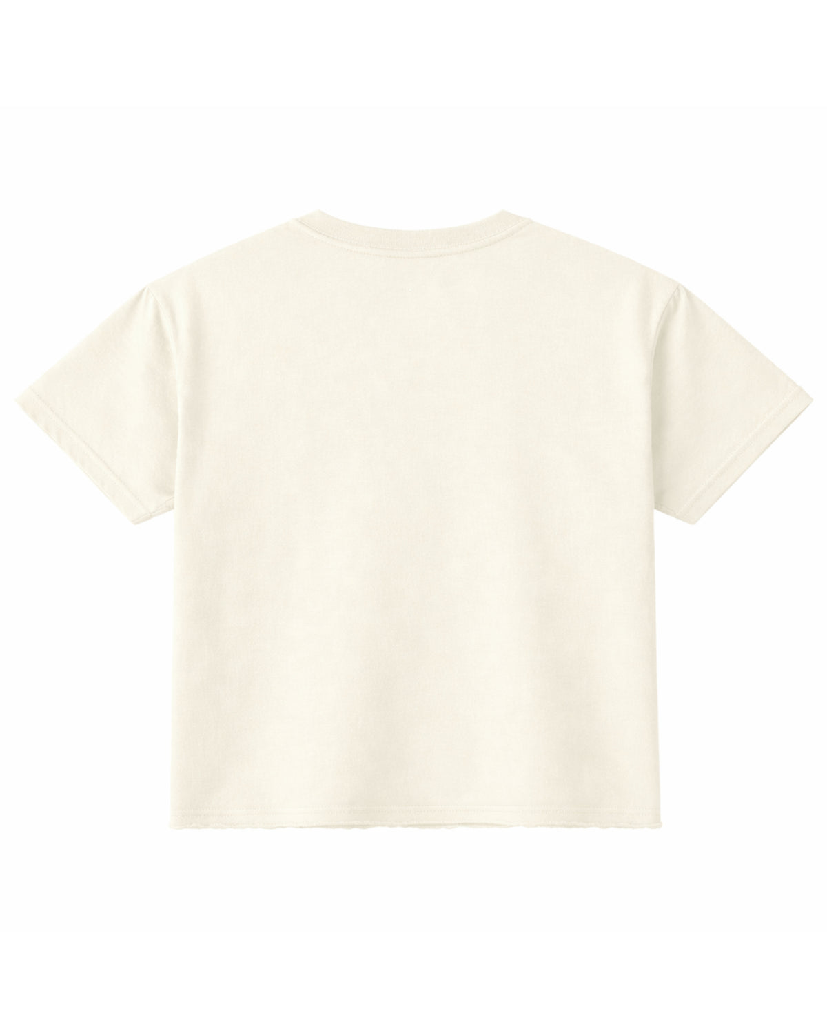 Off White Boxy Fit T-shirt Back Design