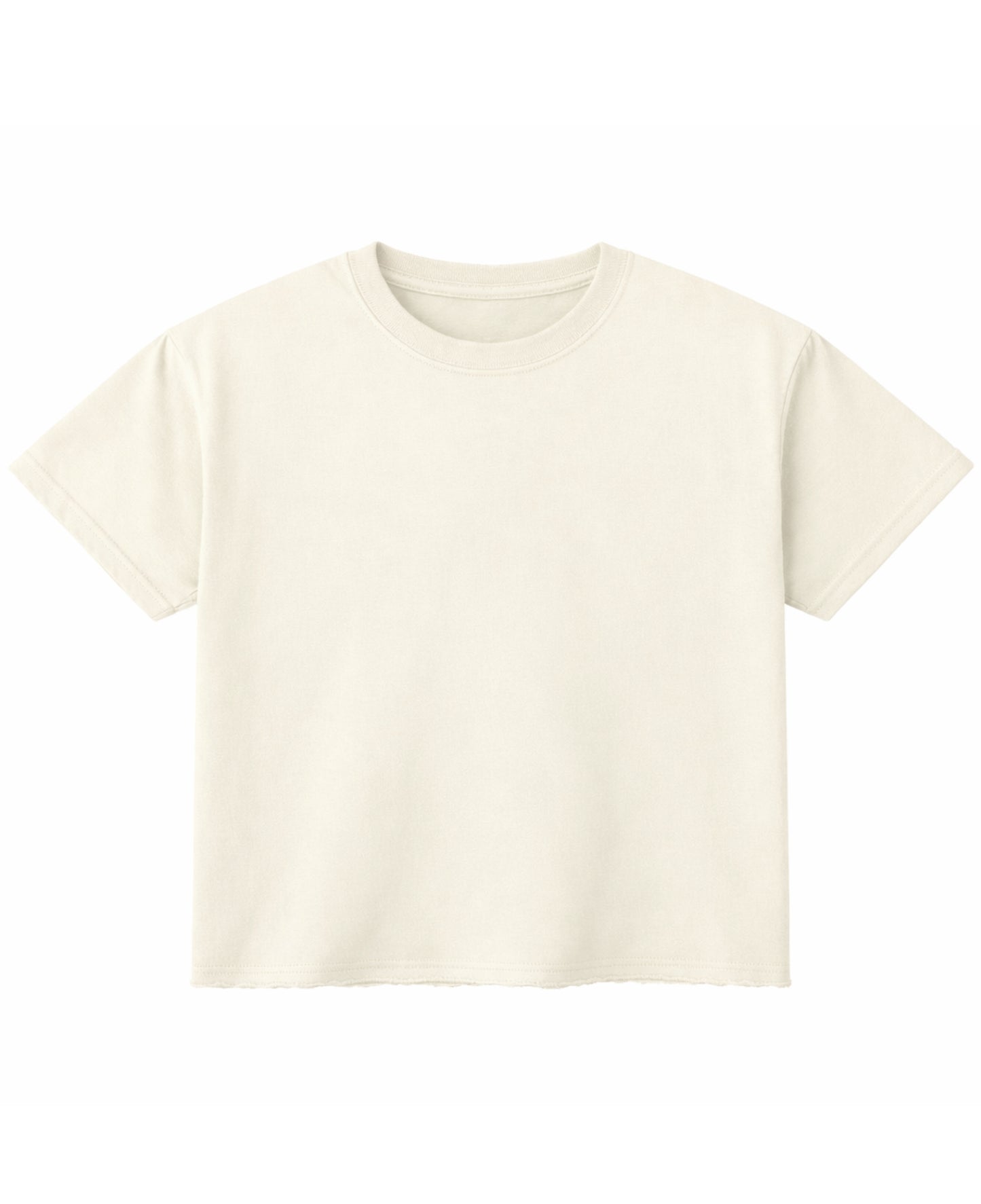 Off White Boxy Fit T-shirt Front Design