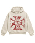 Cream Boxy Hoodie Front Design