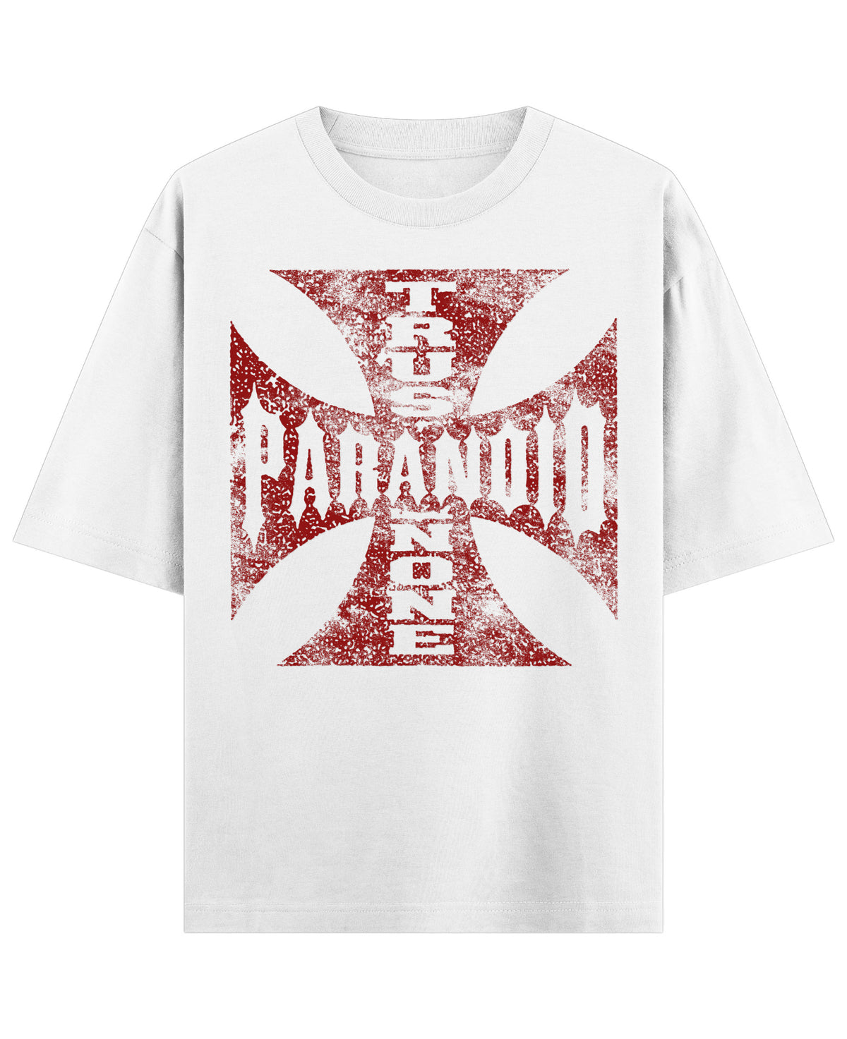 White Oversized T-shirt Front Design