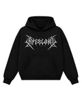 Black Boxy Hoodie Front Design