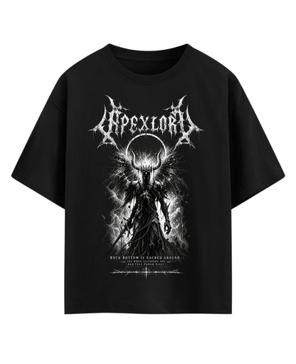 Black Oversized T-shirt Front Design