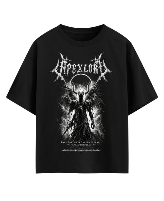 Black Oversized T-shirt Front Design