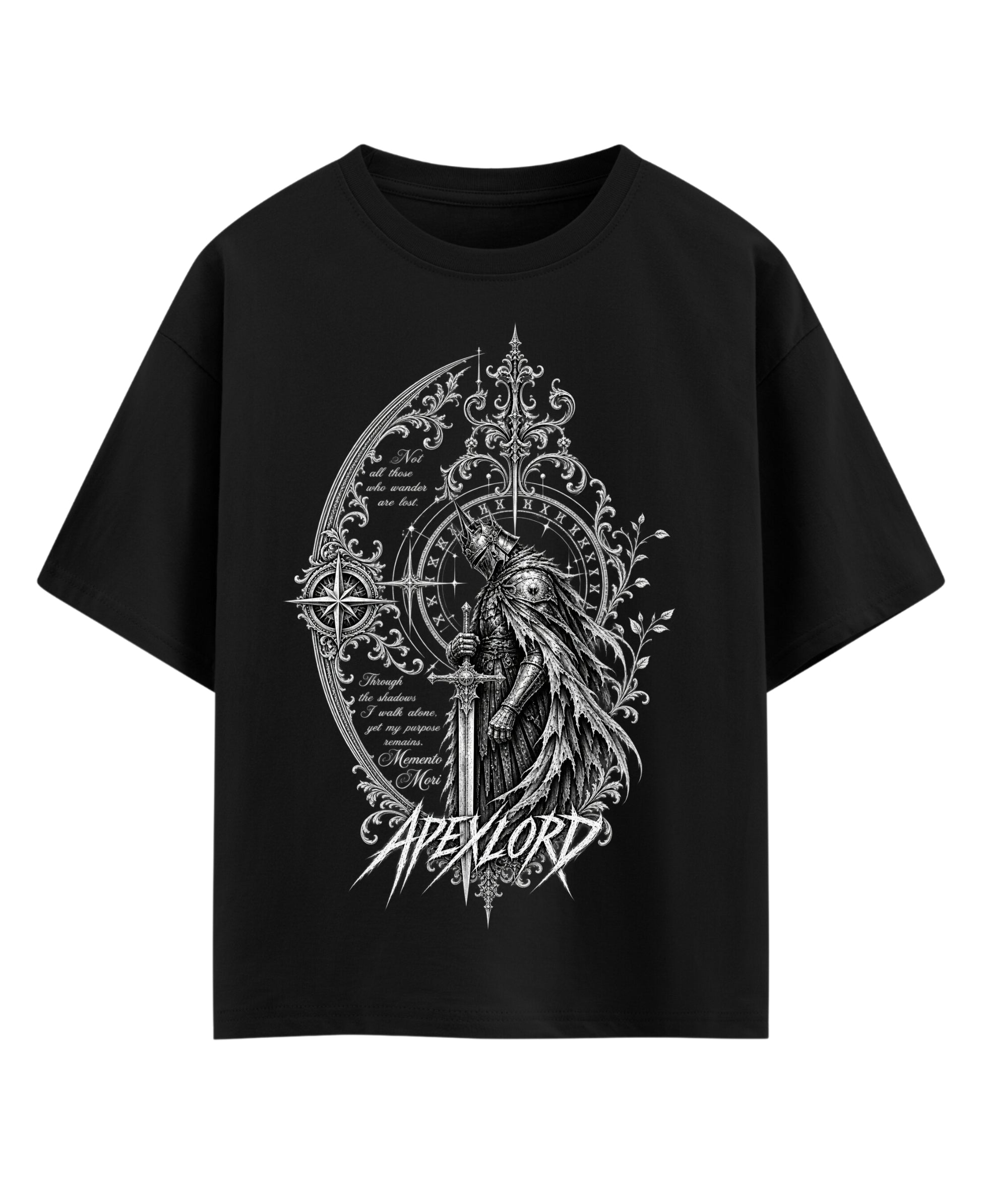 Black Oversized T-shirt Front Design