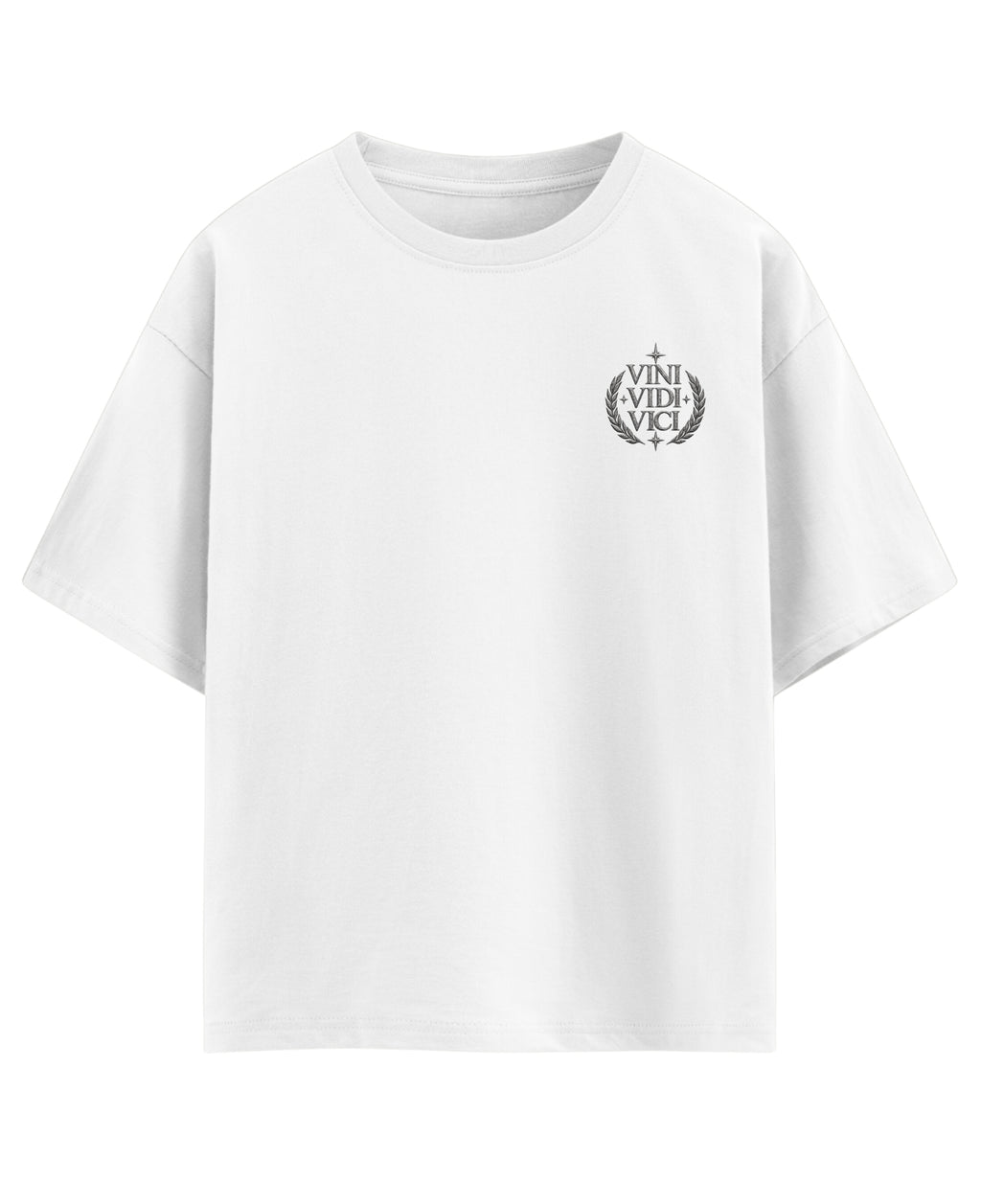 White Oversized T-shirt Front Design