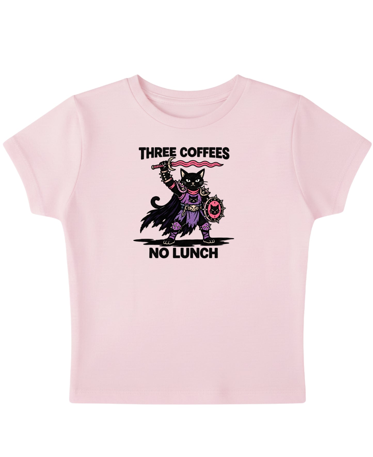 Baby Pink Baby Tee Front Design