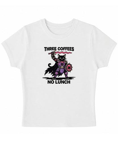 White Baby Tee Front Design