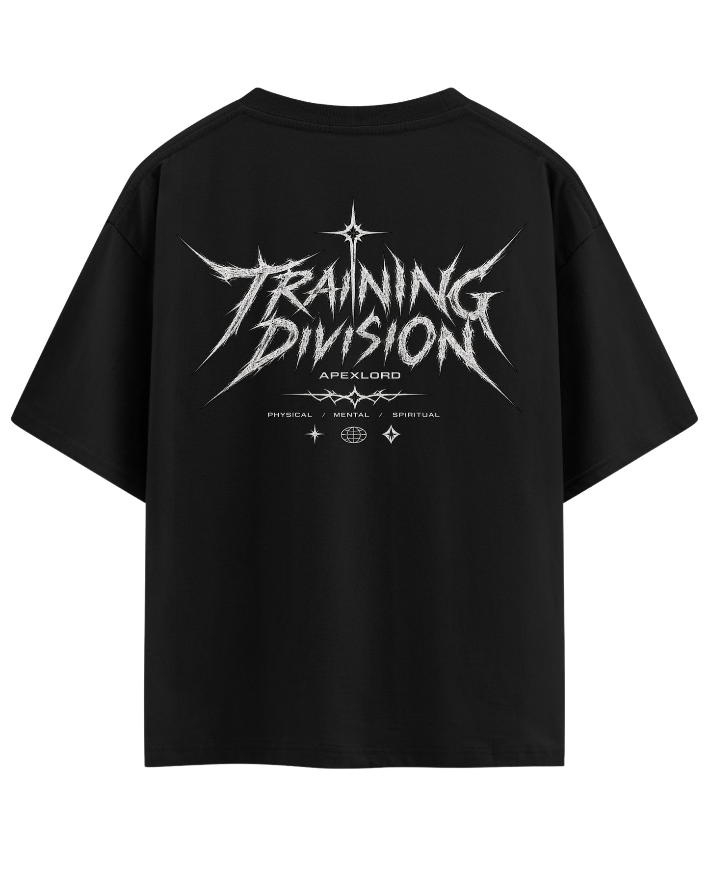 Black Oversized T-shirt Back Design