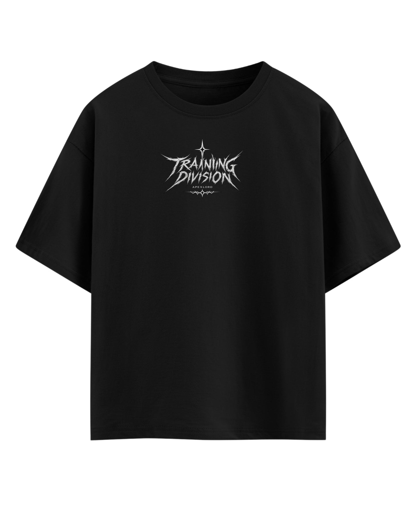 Black Oversized T-shirt Front Design