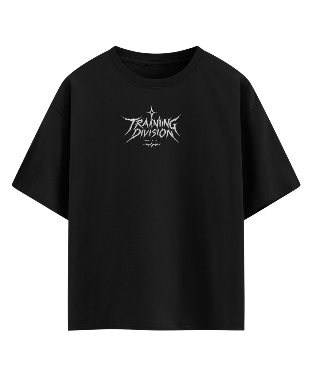 Black Oversized T-shirt Front Design