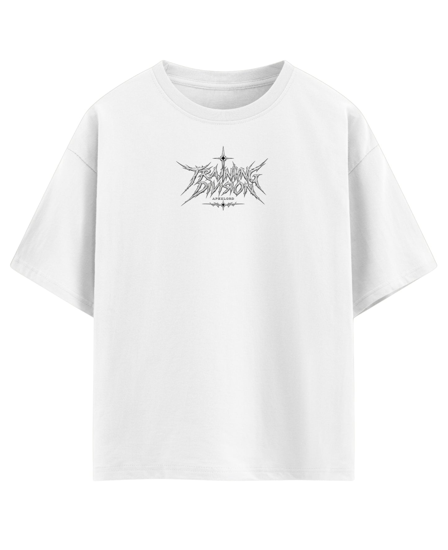 White Oversized T-shirt Front Design