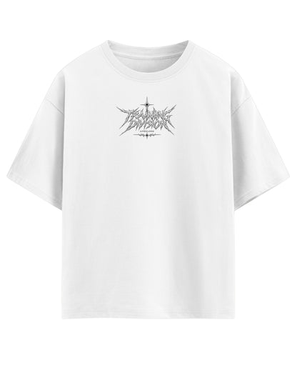 White Oversized T-shirt Front Design