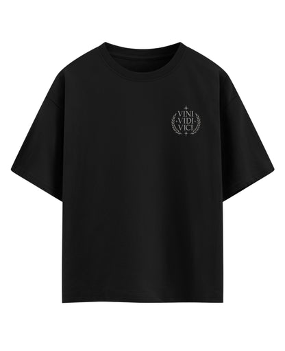 Black Oversized T-shirt Front Design