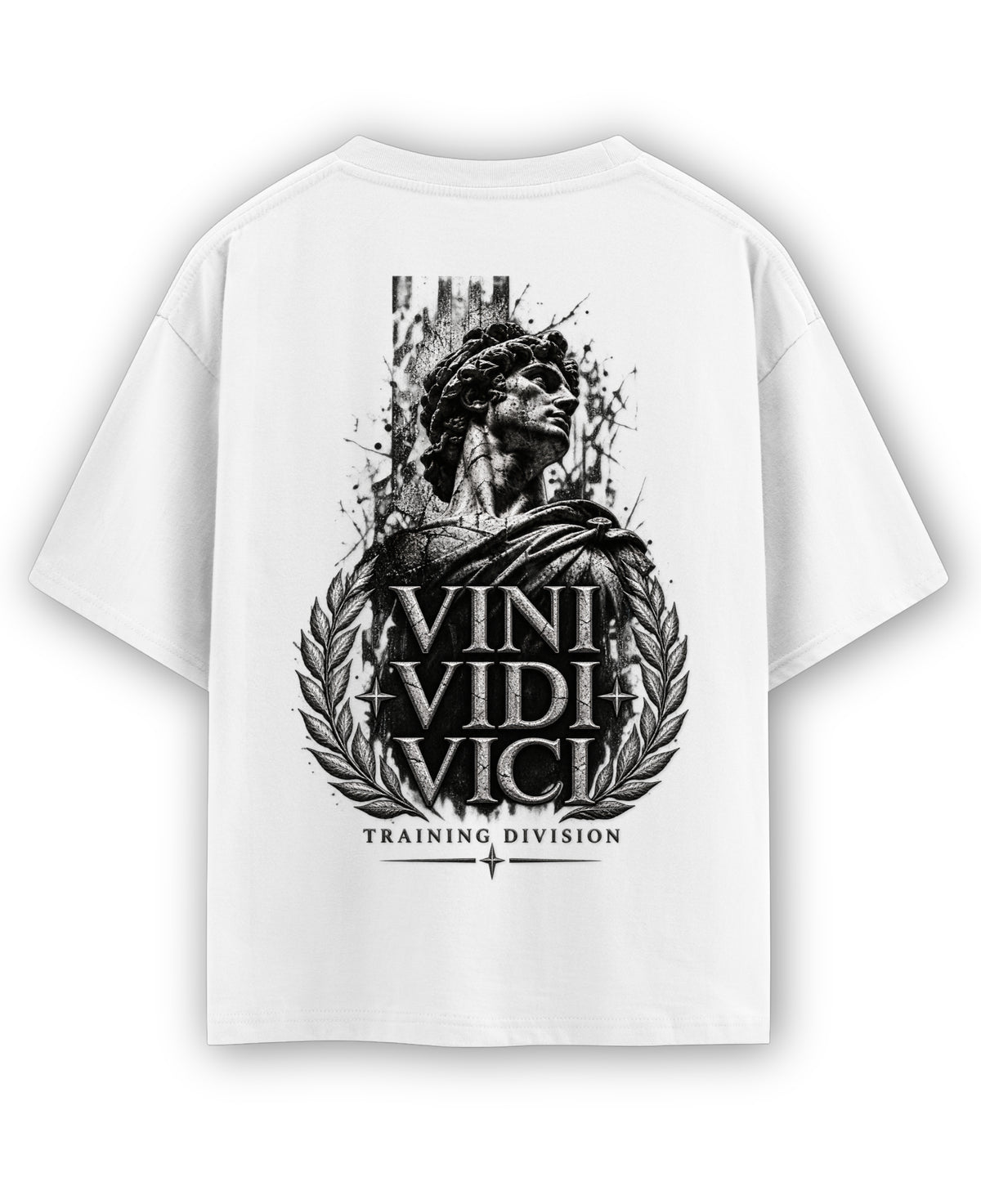 White Oversized T-shirt Back Design
