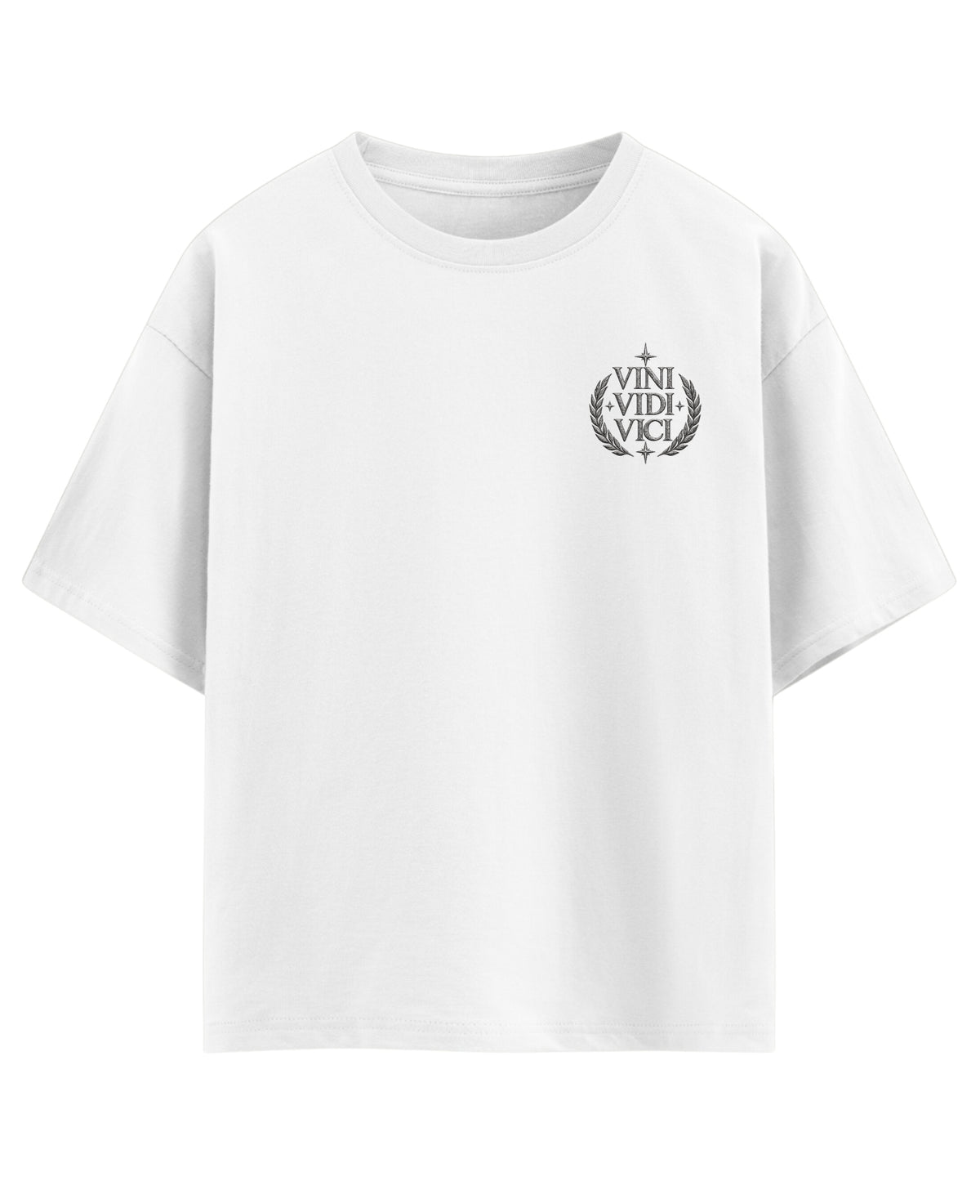 White Oversized T-shirt Front Design