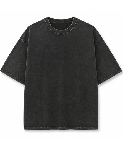 Vintage Fade Wash Oversized T-shirt Front Design