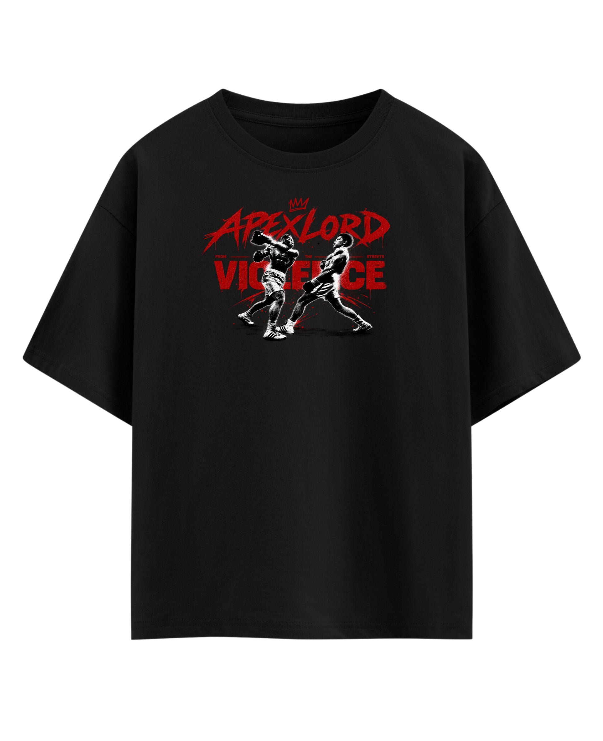Black Oversized T-shirt Front Design