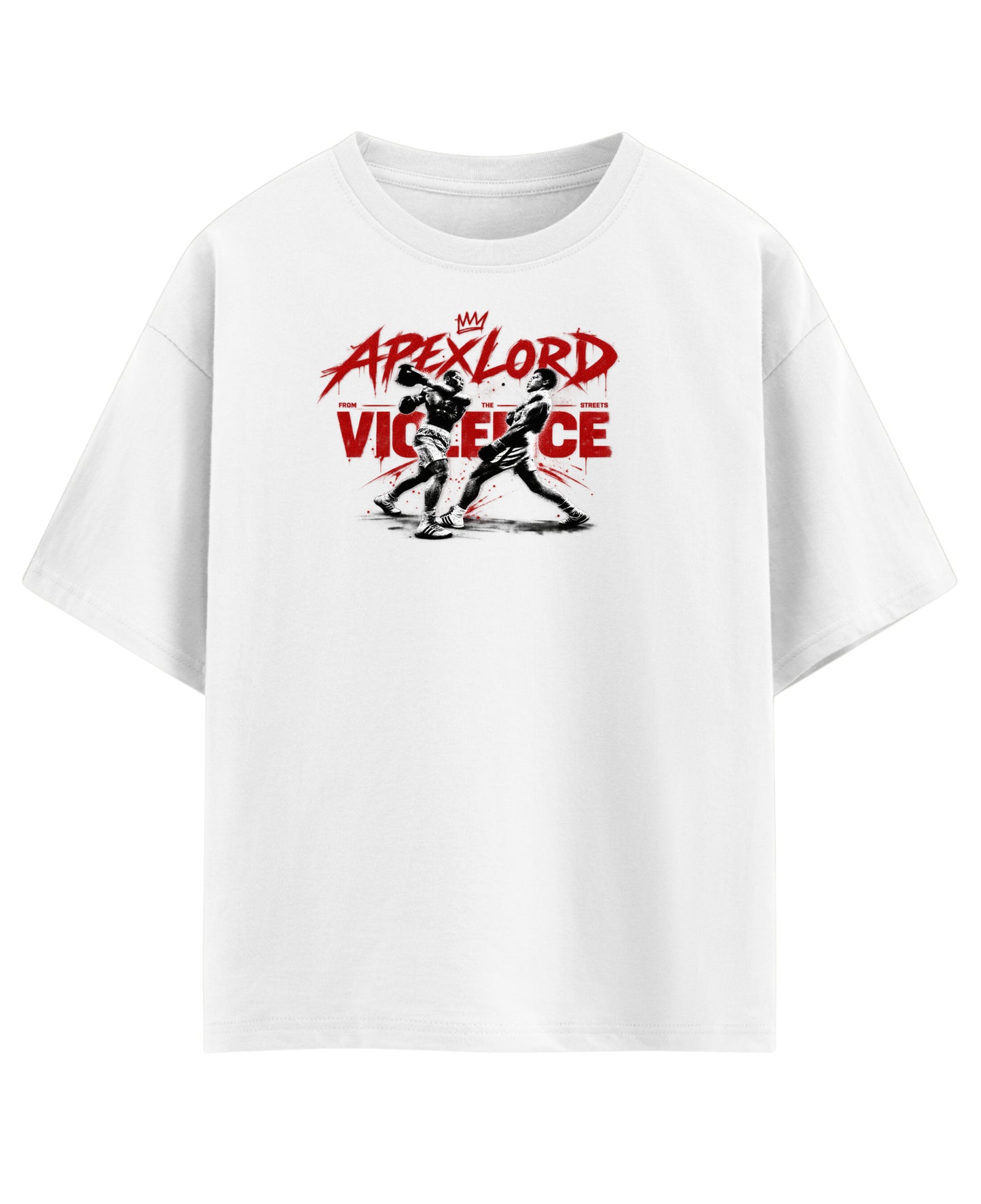 White Oversized T-shirt Front Design